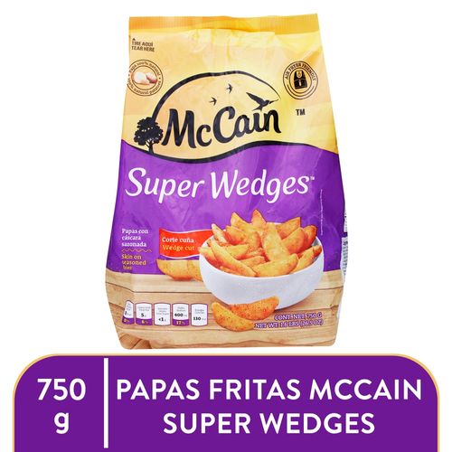 Papas Fritas Mccain Super Wedges 750gr