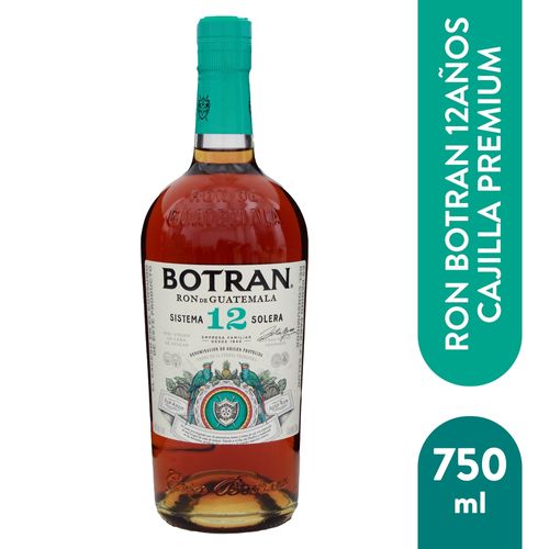 Ron Botran 12anos Cajilla Premium 750ml