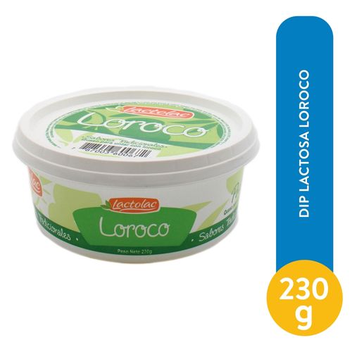 Queso Lactosa para untar con Loroco - 230gr