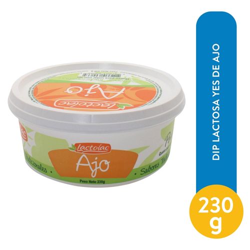 Queso Lactosa para untar de Ajo - 230gr