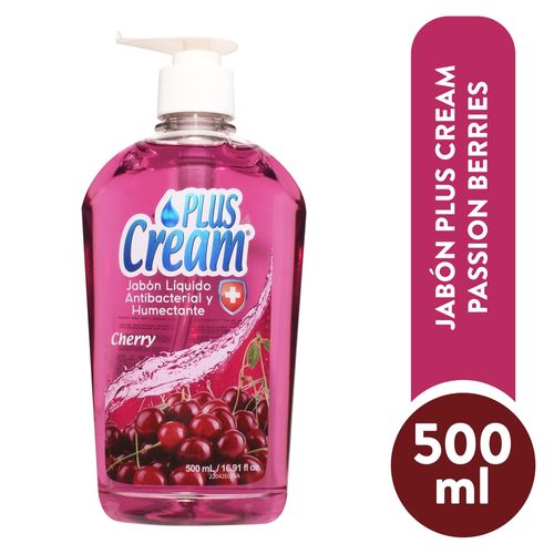 Jabón Plus Cream Passion Berries 500Ml