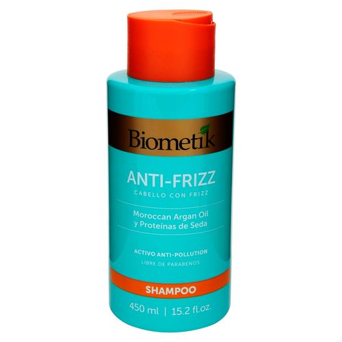 Shampoo Biometik Anti Frizz Con Argán - 450ml