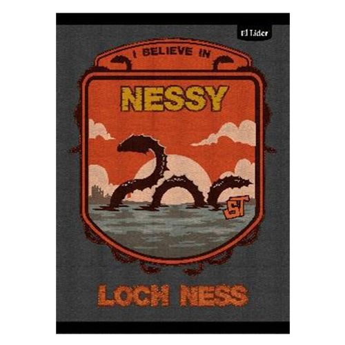 Cuaderno El Líder espiral diseño loch ness - 80 hojas