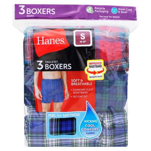 P3 Boxer Hanes Cab Surtido S