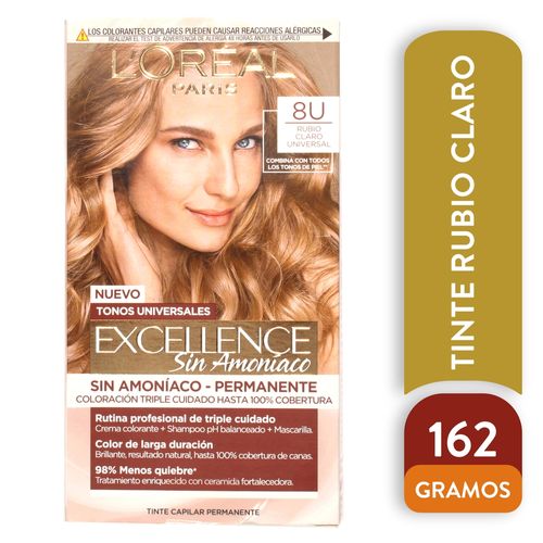 Excellence Tinte Rubio Claro 8U 230Gr