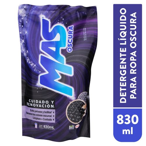 Detergente Líquido MAS Oscura - 830mL