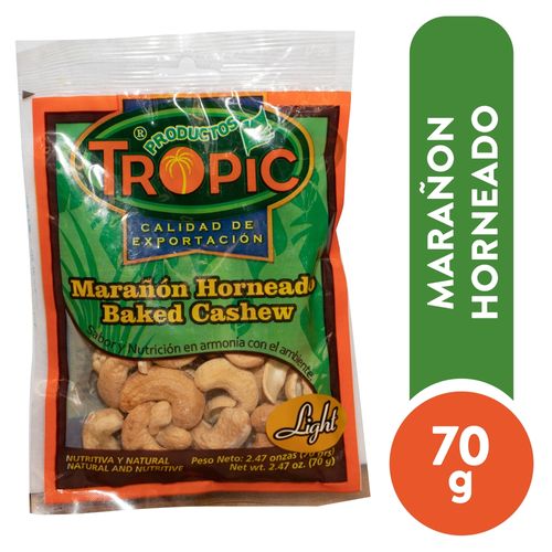 Boquitas Tropical Marañon Horneado - 70gr