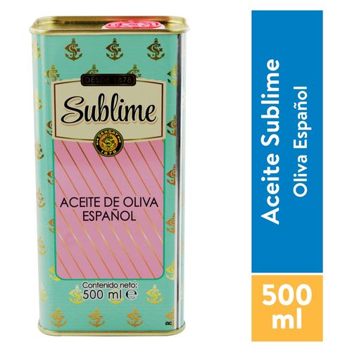 Aceite Sublime Oliva Espanol Lata - 500ml