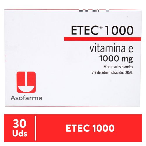 Etec 1000Mg 30 Capsulas