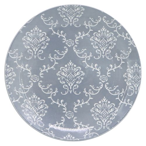 Ms Plato Plano Porcelana Decorado 7 5