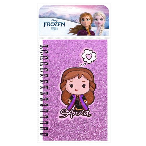 Libreta Escolar Con Brillo Frozen