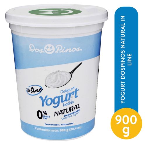 Yogurt Dos Pinos Natural Inline - 900 g