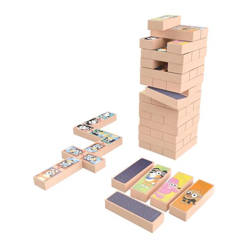 Torre De Madera 3 En 1 Bluey, Caja Cartón