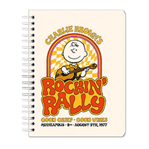 Cuaderno Snoopy rockin rall pasta dura cosido - 100 hojas