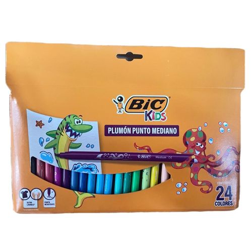 Bic Kids Marcadores Colores Lavables 24u