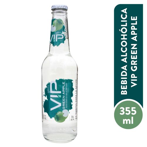 Bebida Vip Green Apple Glim - 355ml