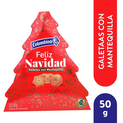 Galleta Colombinamini Arbol Nav 50Gr