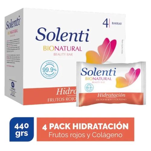 Jabon Toc Solenti Hidratacion 4u 440g