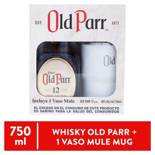 Pk Old Parr 12 Vaso Mule 750 Ml