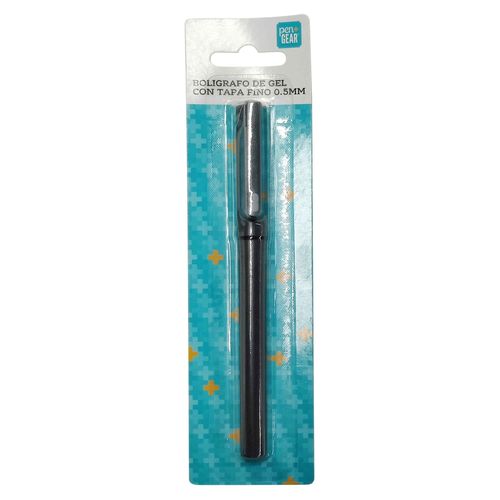 Bolígrafo de gel Pen Gear punta fina negro
