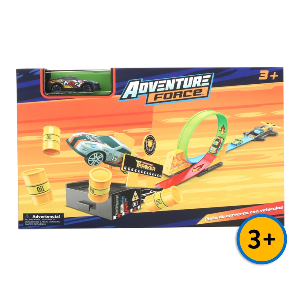 juguete rc auto de carreras adventure force