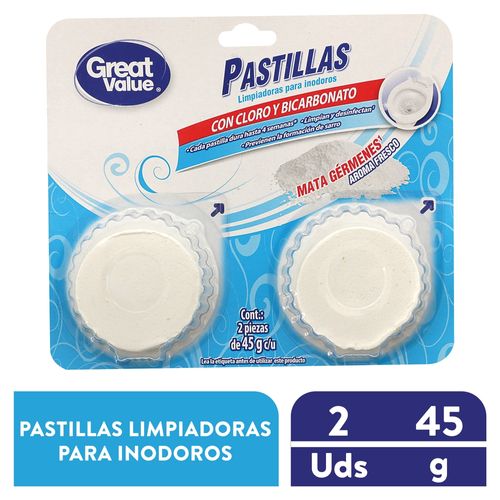 Pastilla Bicarbonato Marca Great Value - 2 Piezas