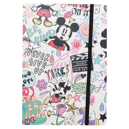 Libreta Mickey Mouse pasta dura - 120 hojas