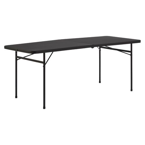 Mesa plegable mainstays de resina color negro