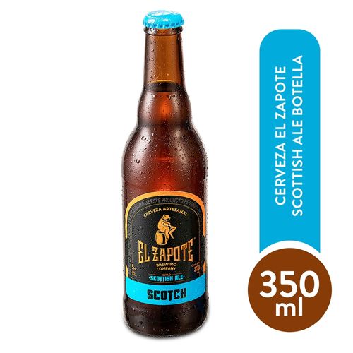 Cerveza El Zapote Scottish Ale Botella -350ml