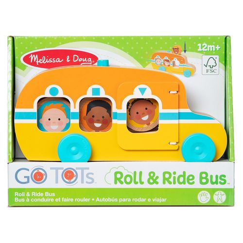 Bus escolar Melissa Doug madera