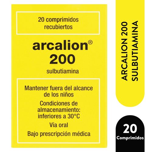 Arcalion 200Mg 20 Tabletas