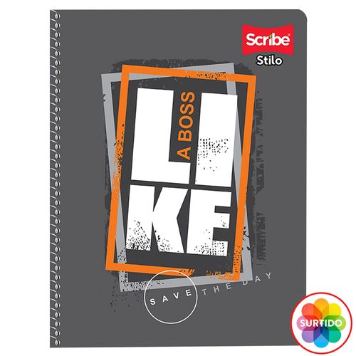 Cuaderno Stilo moda pro espiral rayado - 70 hojas