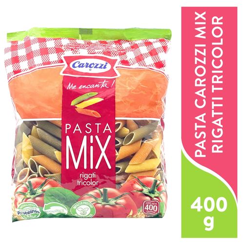 Pasta Carozzi mix rigatti tricolor - 400 g
