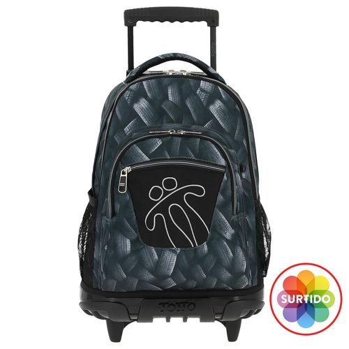 Mochila totto con ruedas diseño surtido grande