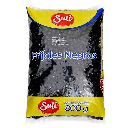 Frijol Suli Negro entero - 800 g