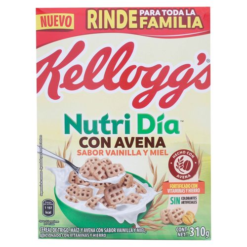 Cereal Nutridia Avena Sabor Miel 310gr