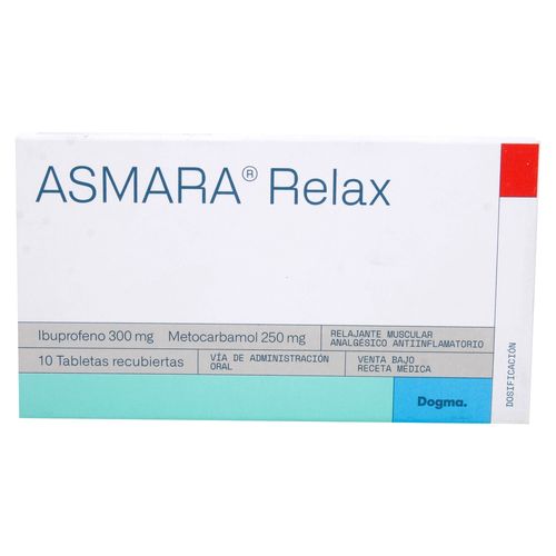 Asmara Relax 300Mg 10 Tabletas