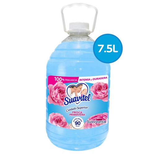 Suavizante de Telas Suavitel, Cuidado Superior Fresca Primavera -7.5 L