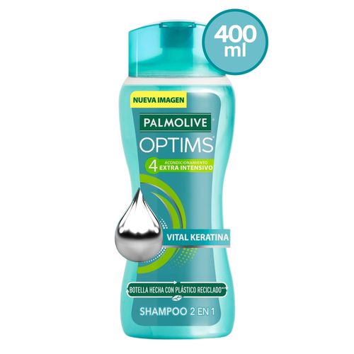 Shampoo Palmolive Optims Nivel 4 Acondicionamiento Extra Intensivo 400 ml