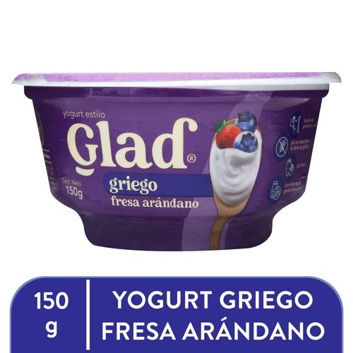 Yogurt Glad Griego Fresarandano 150 Gr