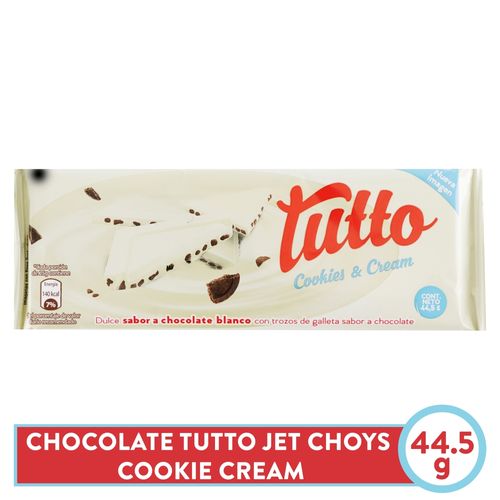Chocolate Tutto, Blanco Cookies Cream - 44 g