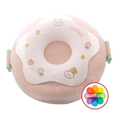 Lonchera En Forma De Dona 1000ml