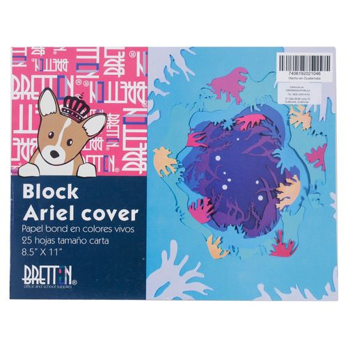 Block Ariel Covercarta En Colores