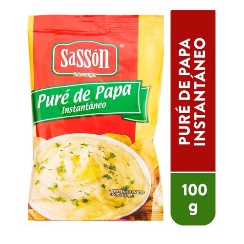 Puré Sassón de papa instantáneo bolsa - 100 g