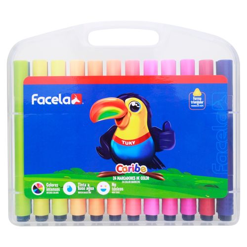 Marcadores de colores Facela - 24 Uds