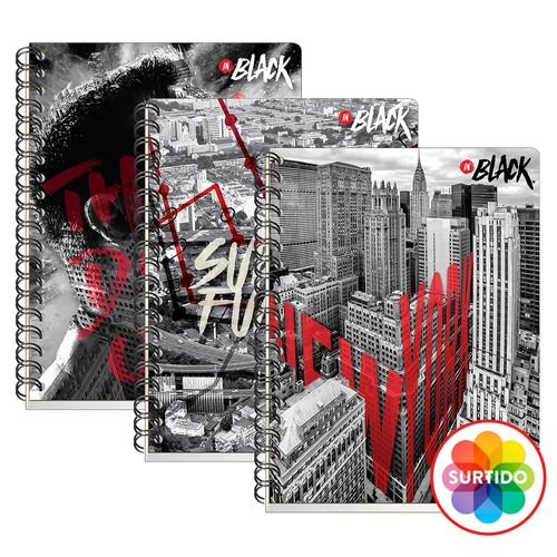 Cuaderno Scribe inblack pro espiral - 100 hojas