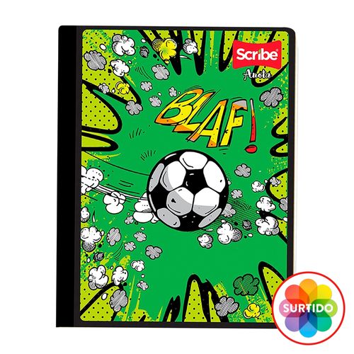 Cuaderno Scribe anota grapado surtido - 80 hojas