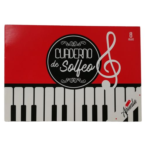Cuaderno Continental de solfeo - 8 hojas