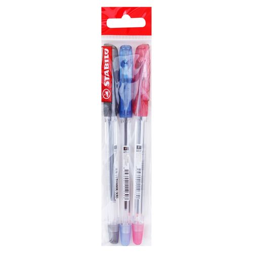 Bolígrafo Stabilo performer fino - 3 Uds