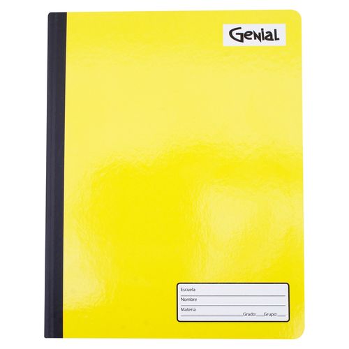 Cuaderno Genial cosido grande anaranjado - 100 hojas